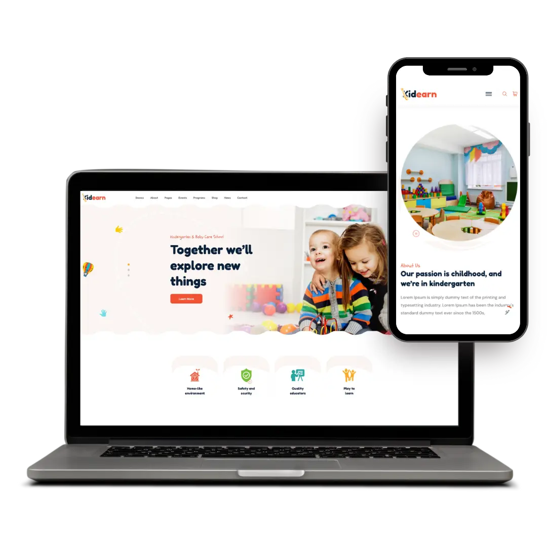 Aim Daycare Digital Website design services for daycare business (1)